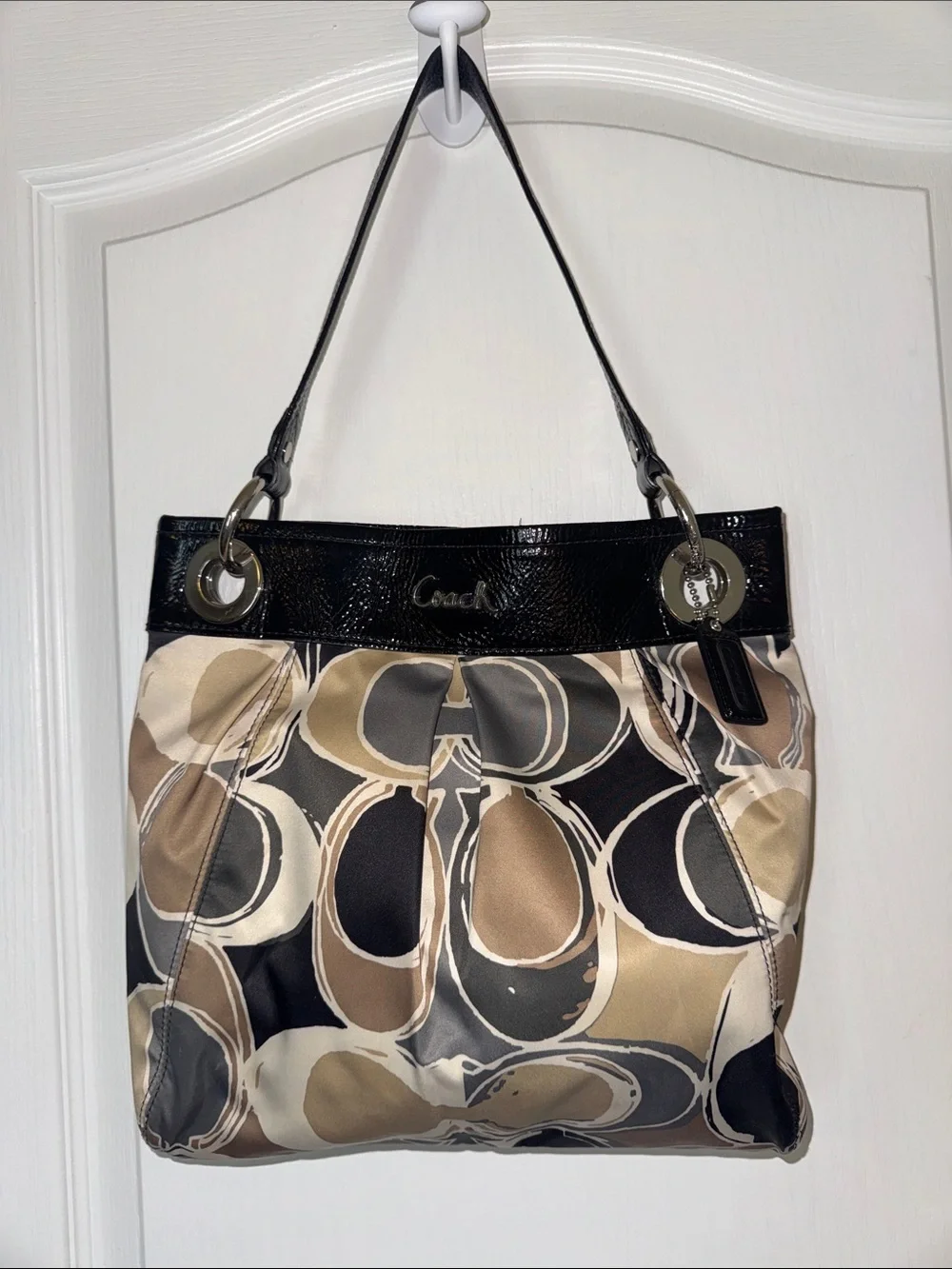 Coach Ashley Signature Scarf Print Bag
